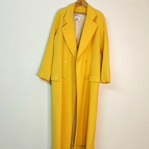 Vintage Holt Renfrew Yellow Wool Jacket